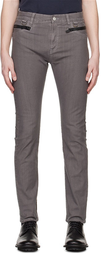 Photo: Undercoverism Gray Side Zip Jeans