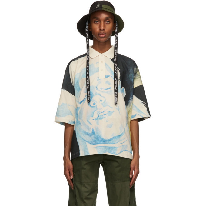 Photo: JW Anderson Black and Green Asymmetric Bucket Hat