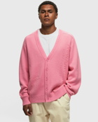 New Amsterdam Scrambled Cardigan Pink - Mens - Zippers & Cardigans