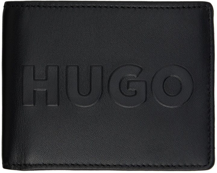 Photo: Hugo Black Logo Bifold Wallet