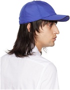 ZEGNA Blue Technical Fabric Baseball Cap