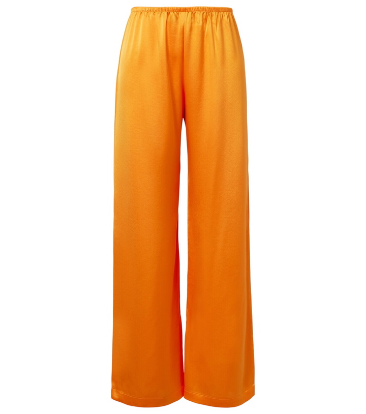 Photo: Leset Barb satin wide-leg pants
