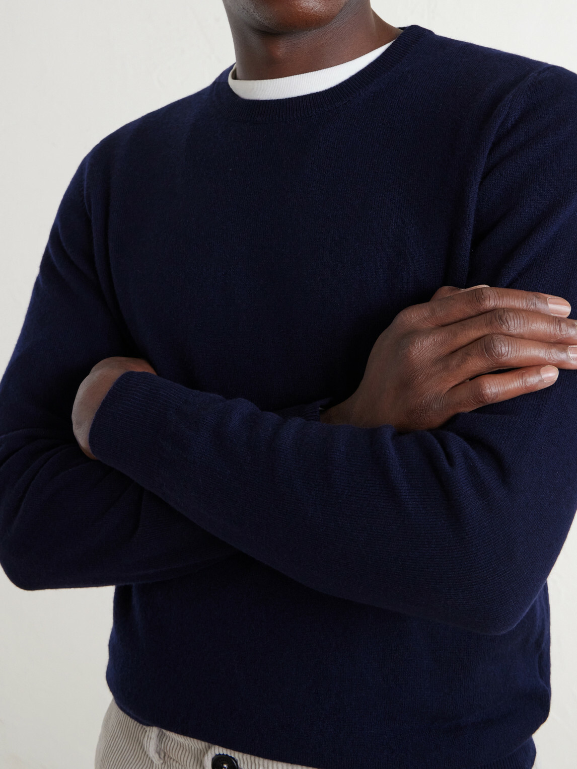 FEDELI - Argentina Baby Cashmere Sweater - Blue