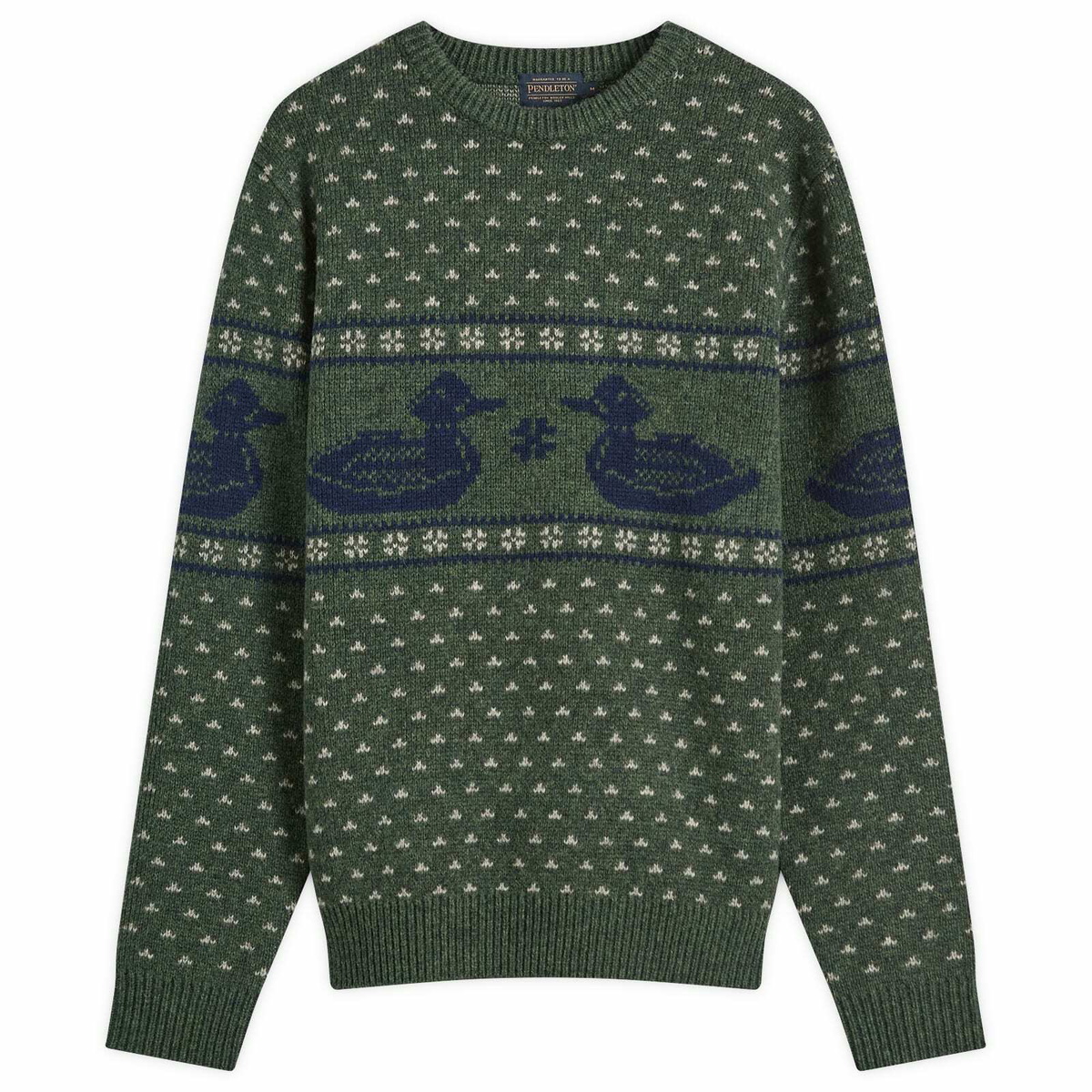 Pendleton Men's Duck Jumper in Green