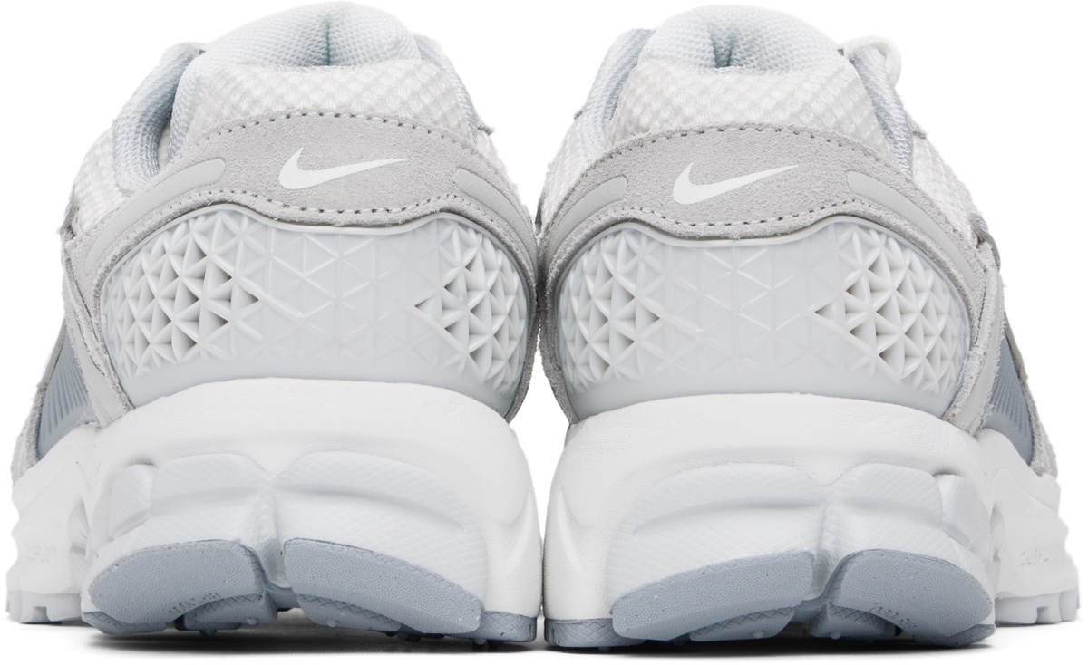 Nike White & Gray Zoom Vomero 5 Sneakers Nike