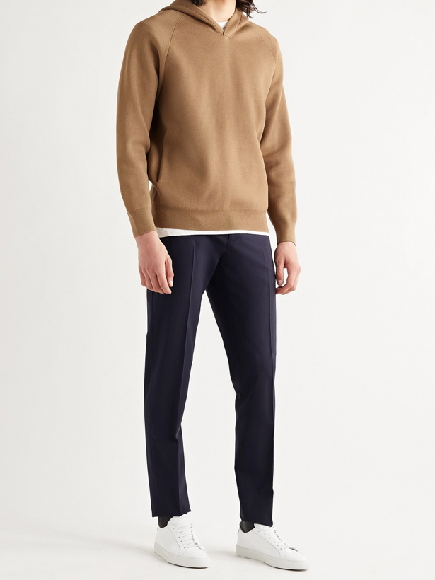 Photo: Theory - Jago Stretch-Knit Hoodie - Neutrals