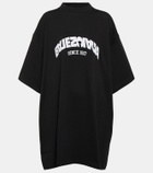 Balenciaga Logo oversized cotton jersey T-shirt