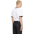 Ernest W. Baker White Rose Print T-shirt