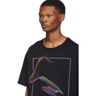 Balmain Black Oversized Print T-Shirt