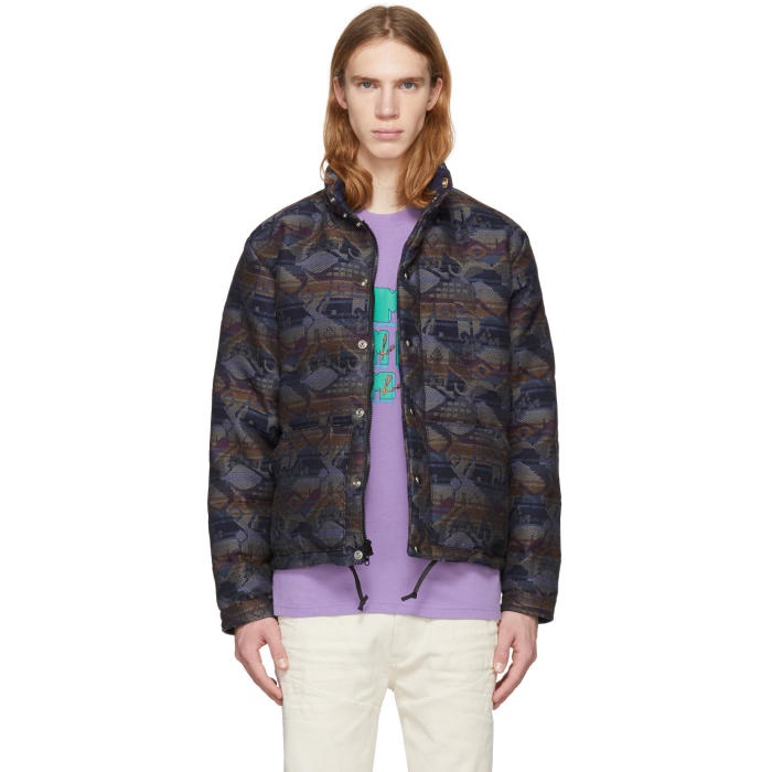 Photo: Bianca Chandon Multicolor Crescent Down Works Down English Wool Jacket 