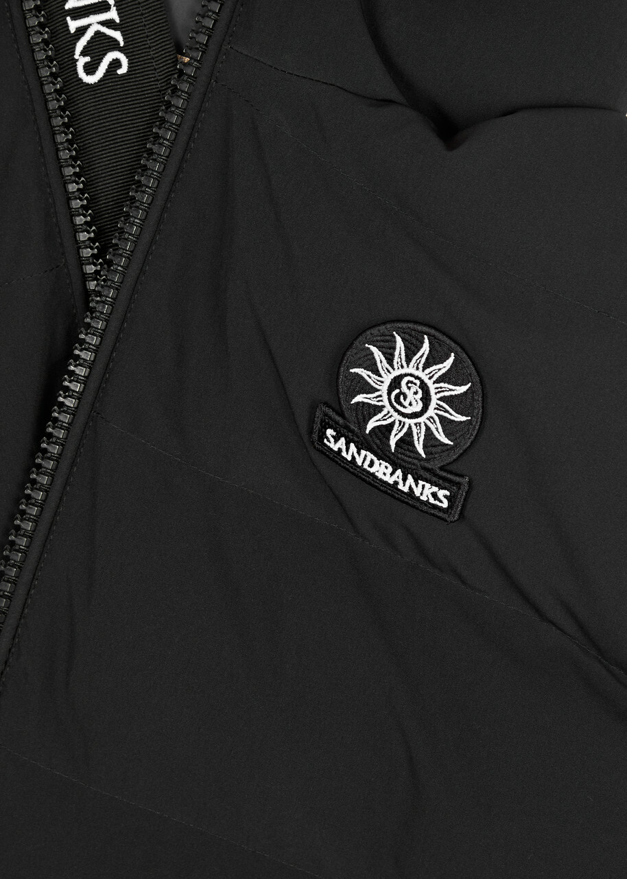 Sandbanks Explorer Quilted Shell Gilet Black