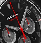 Montblanc - TimeWalker Limited Edition Automatic Chronograph 43mm Coated Stainless Steel, Ceramic and Nubuck Watch, Ref. No. 124073 - Black