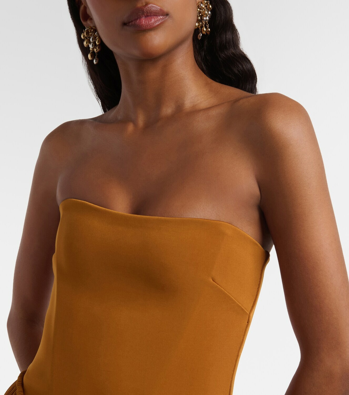 Zimmermann Luna pleated jersey jumpsuit
