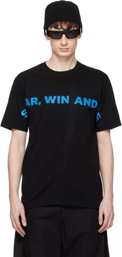 Photo: FFFPOSTALSERVICE Black SWAF Conceal Zip T-Shirt