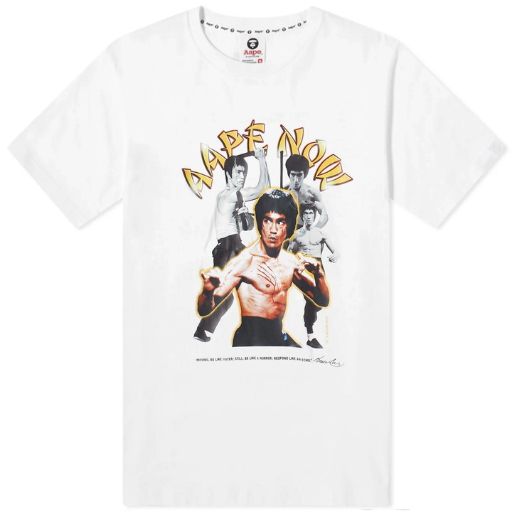 Photo: Men's AAPE x Bruce Lee By A Bathing Ape Boxy T-Shirt in White