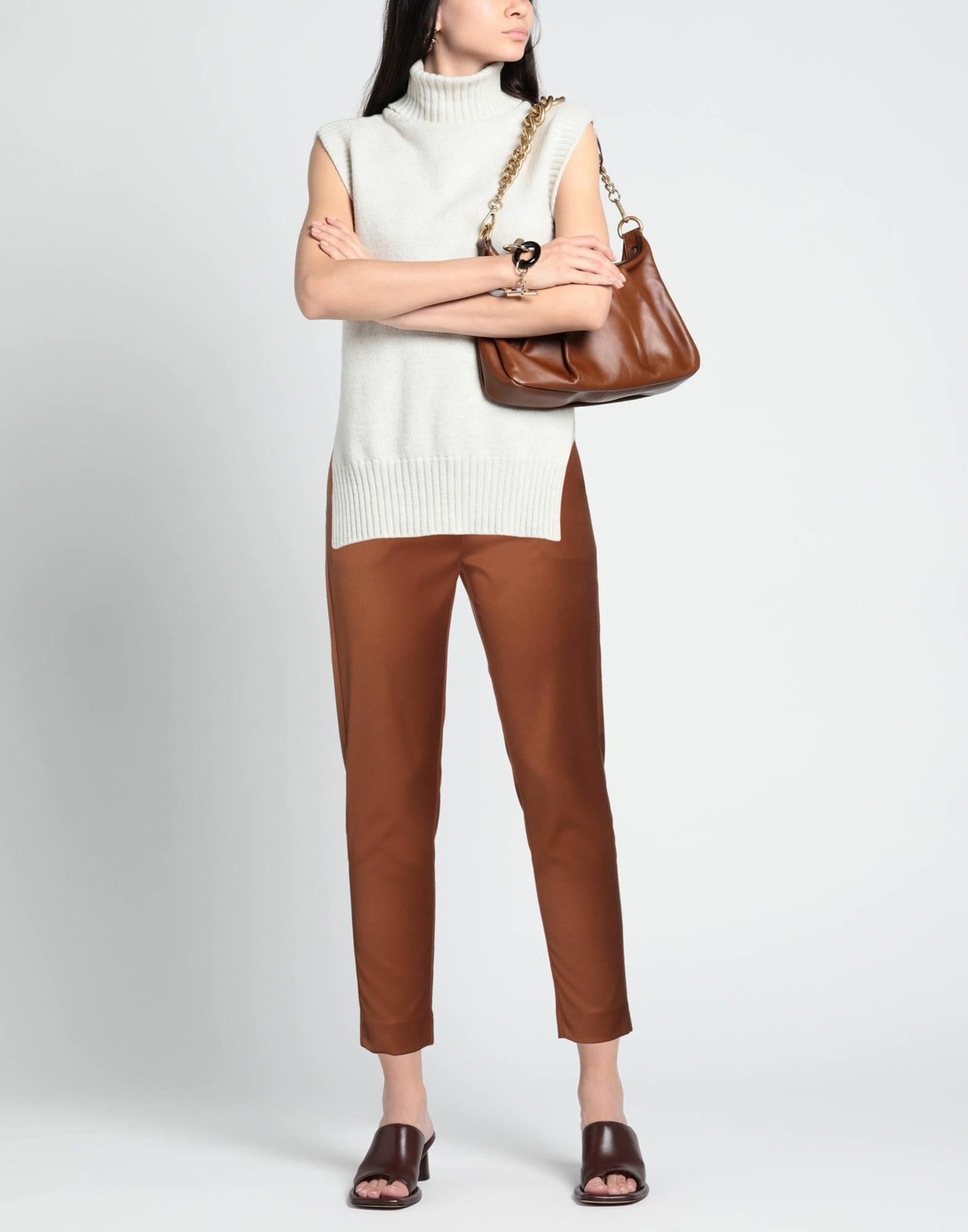 Jijil Womens Pants Tan