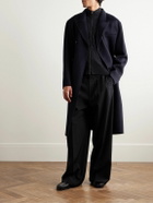 The Frankie Shop - Paxton Wool-Blend Felt Coat - Blue