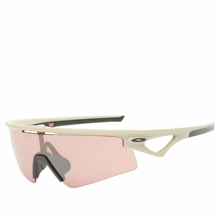 Photo: Oakley Sphaera Strike Sunglasses in Matte Sand/Prizm Dark Golf 