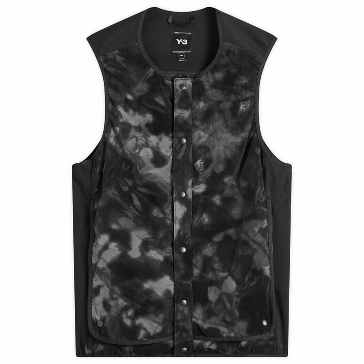 Y-3 - Camouflage Intarsia Textured-Knit Sweater Vest - Green Y-3