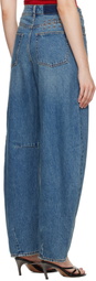 Ksubi Blue Barrel Jeans