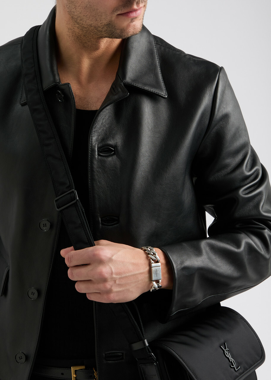 Saint Laurent Collier Chunky Chain Bracelet Silver