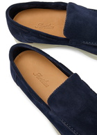 Aurélien Yacht Suede Loafers Navy