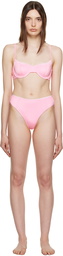 Frankies Bikinis SSENSE Exclusive Pink Pam & Jenna Bikini