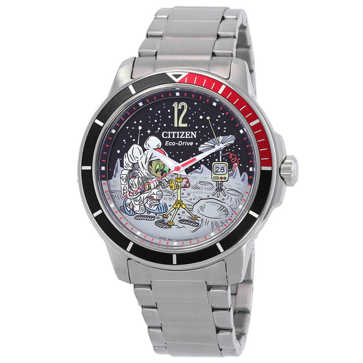 Photo: Citizen Mickey Astronaut Eco-Drive Mens Watch AW1709-54W