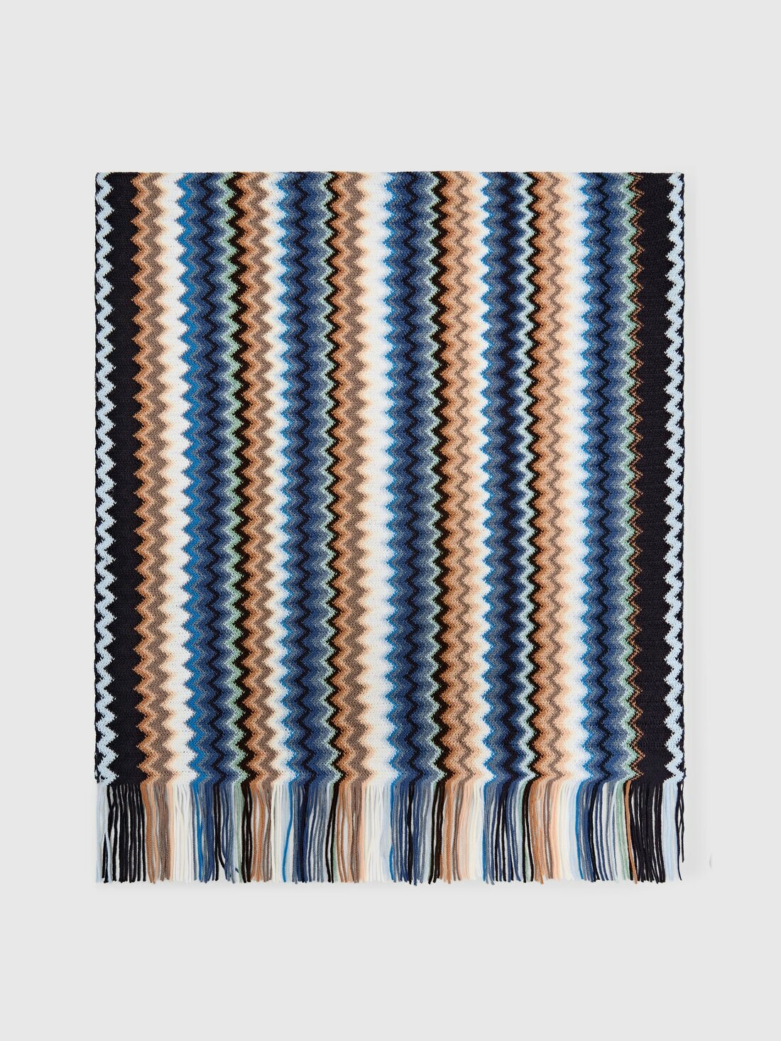 Missoni - Wool-blend scarf, Men, Multicoloured