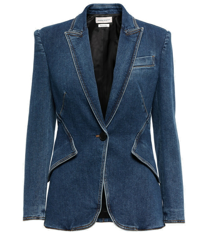 Photo: Alexander McQueen - Denim blazer