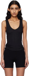 Cou Cou Black 'The Scoop' Tank Top