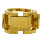 Balenciaga Gold Flat Ring