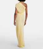 Christopher Esber Bezel Quartz gathered jersey maxi skirt