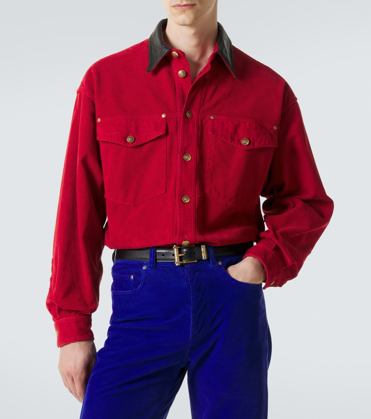Versace Denim overshirt