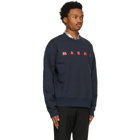 Marni Navy Logo Sweatshirt