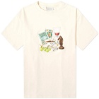 Drole de Monsieur Men's Drôle de Monsieur Aftrenoon Graphic T-Shirt in Cream