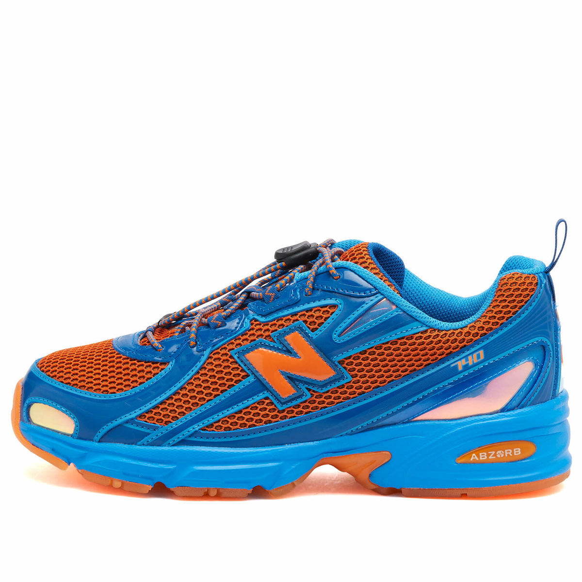 New Balance x Amine 740 Sneaker in Blue/Orange New Balance