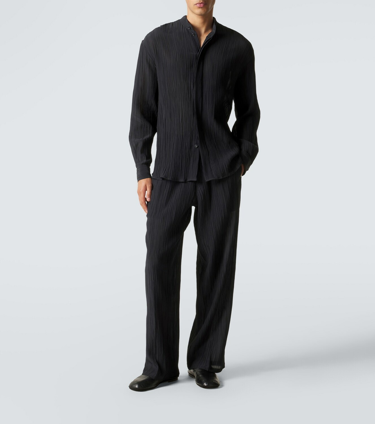 Umit Benan Julian linen and cotton straight pants