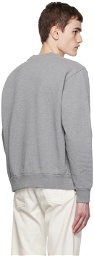 MM6 Maison Margiela Gray Printed Sweatshirt