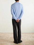 Paul Smith - Merino Wool Polo Shirt - Blue