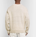 Isabel Marant - Steenlee Frayed Alpaca-Blend Sweater - Men - Beige