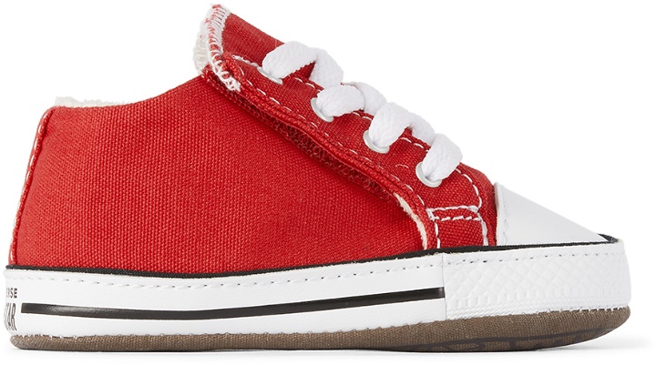 Photo: Converse Baby Red Easy-On Chuck Taylor All Star Cribster Sneakers