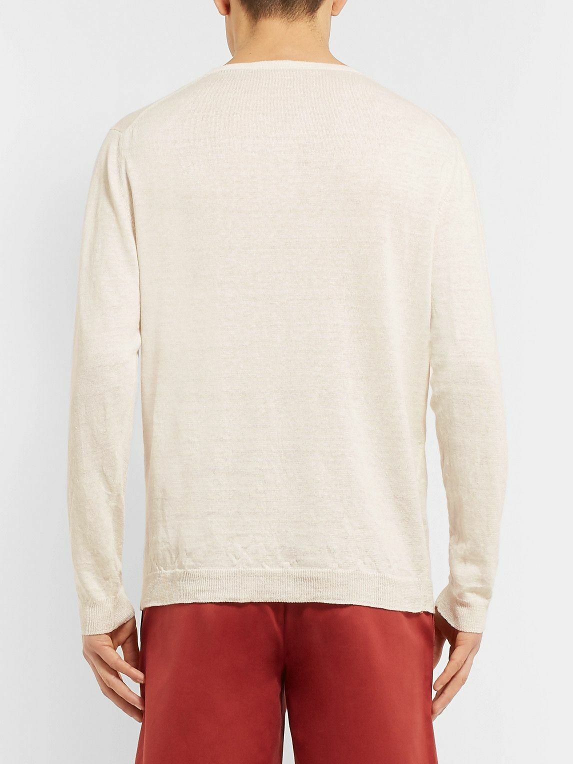 Anderson & Sheppard - Linen Henley T-Shirt - Neutrals