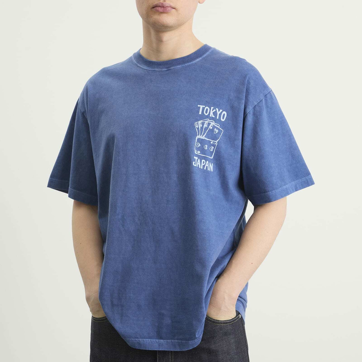 Neighborhood Men's SS-14 Good Luck T-Shirt in Navy Neighborhood Neighborhood Men's SS-14 Good Luck T-Shirt in Navy Neighborhood