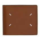 Maison Margiela Brown Leather Bifold Wallet