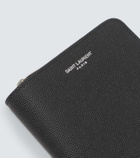 Saint Laurent East/West leather wallet