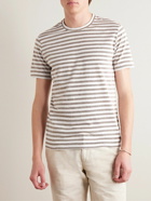 Boglioli - Striped Linen T-Shirt - Neutrals