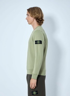 Stone Island Crewneck Sweatshirt with Arm Patch