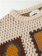 Oliver Spencer - Blenheim Crochet-Knit Wool Sweater - Neutrals