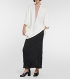 MM6 Maison Margiela V-neck cotton shirt